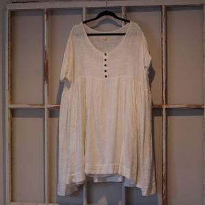 Oversized White Free People Dress